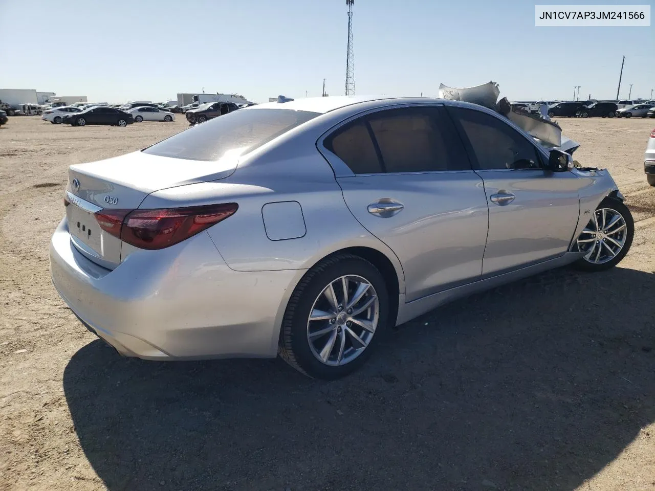 2018 Infiniti Q50 Pure VIN: JN1CV7AP3JM241566 Lot: 54208474