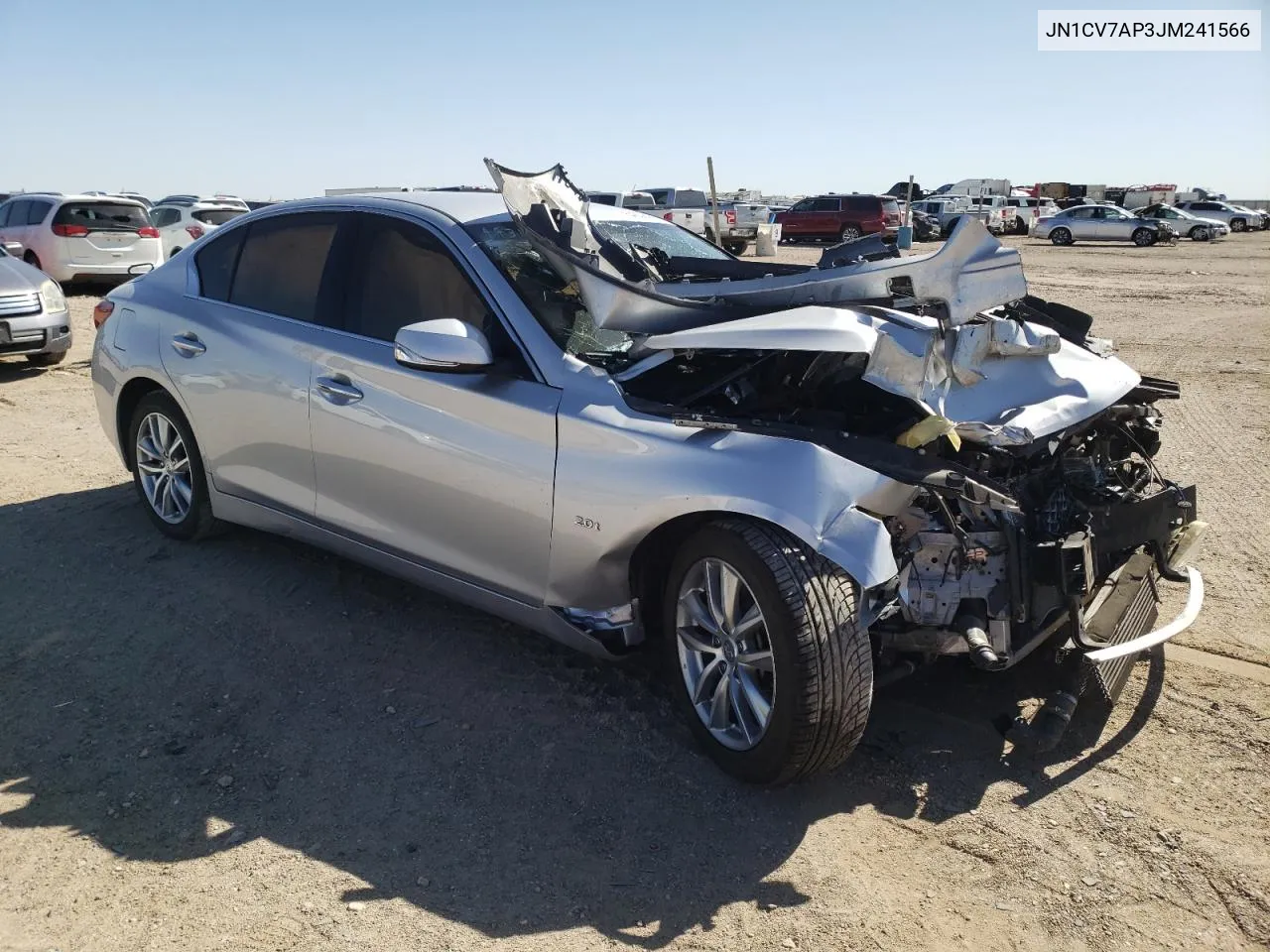 2018 Infiniti Q50 Pure VIN: JN1CV7AP3JM241566 Lot: 54208474