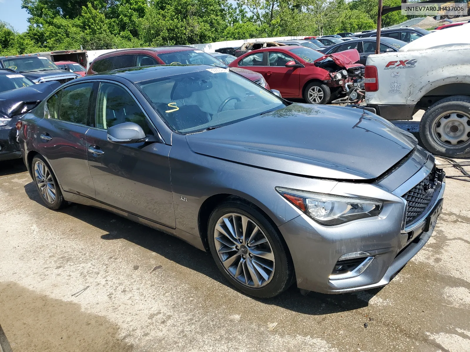 JN1EV7AR0JH437006 2018 Infiniti Q50 Luxe