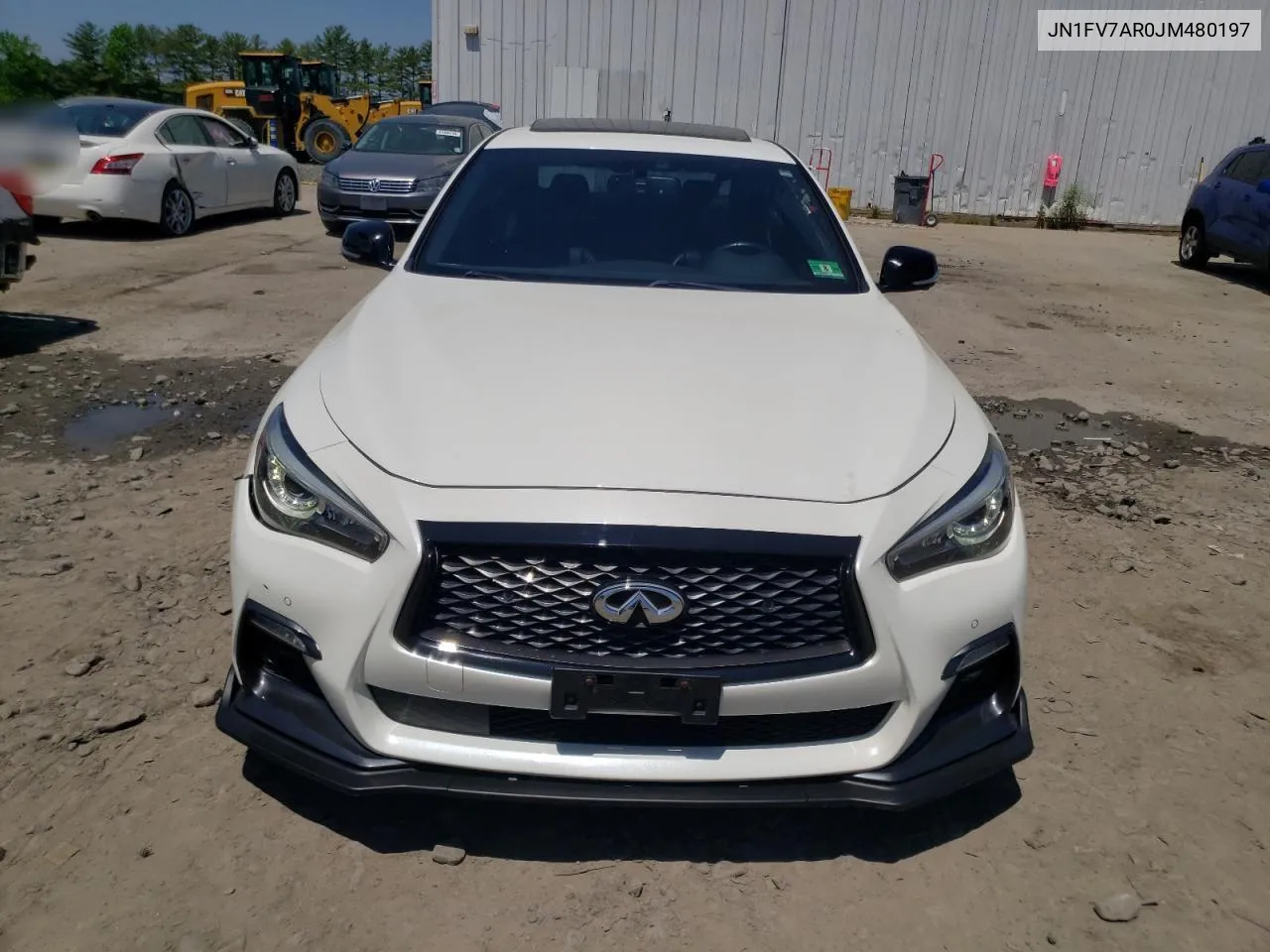 JN1FV7AR0JM480197 2018 Infiniti Q50 Red Sport 400