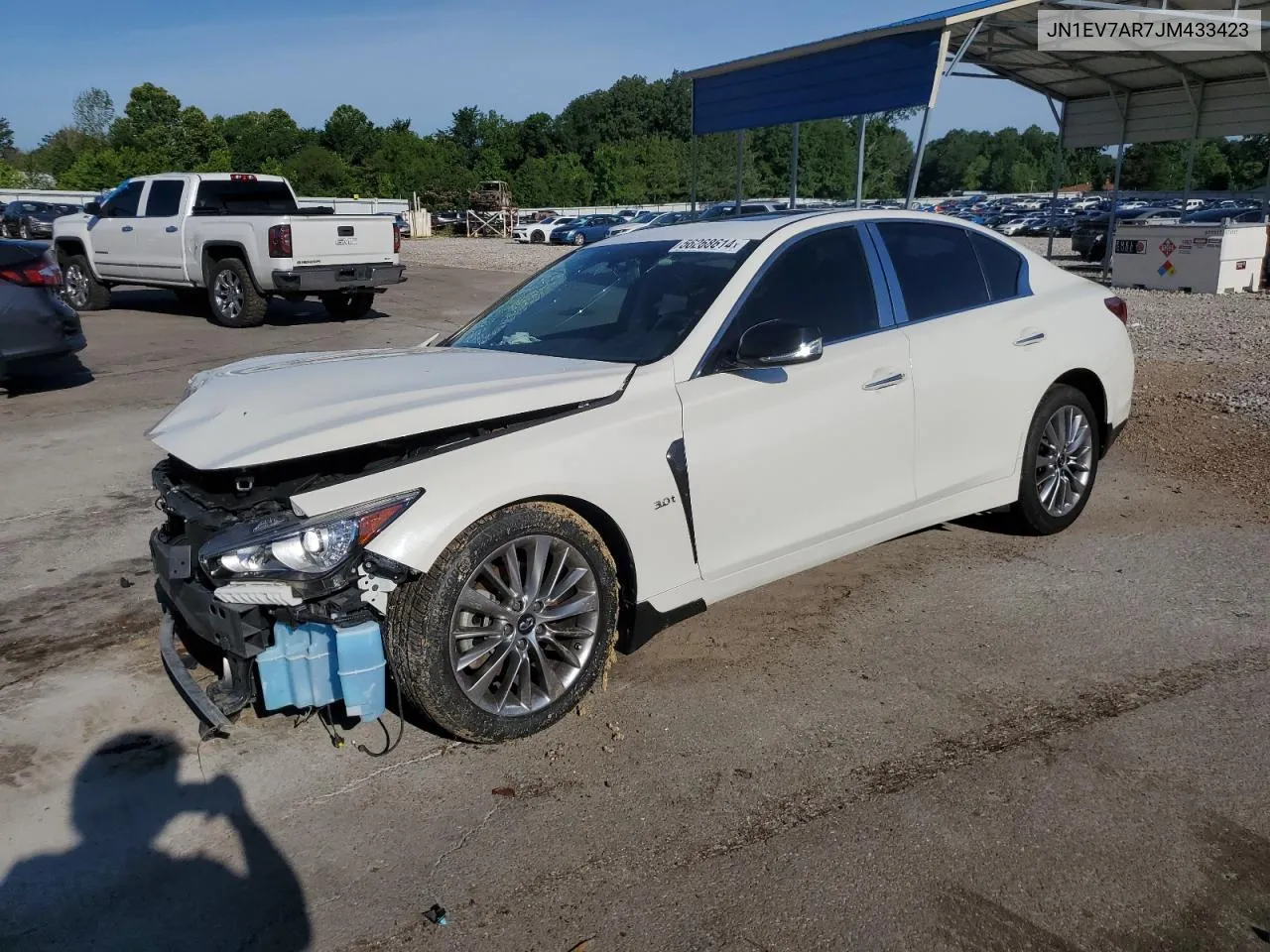 2018 Infiniti Q50 Luxe VIN: JN1EV7AR7JM433423 Lot: 56268614