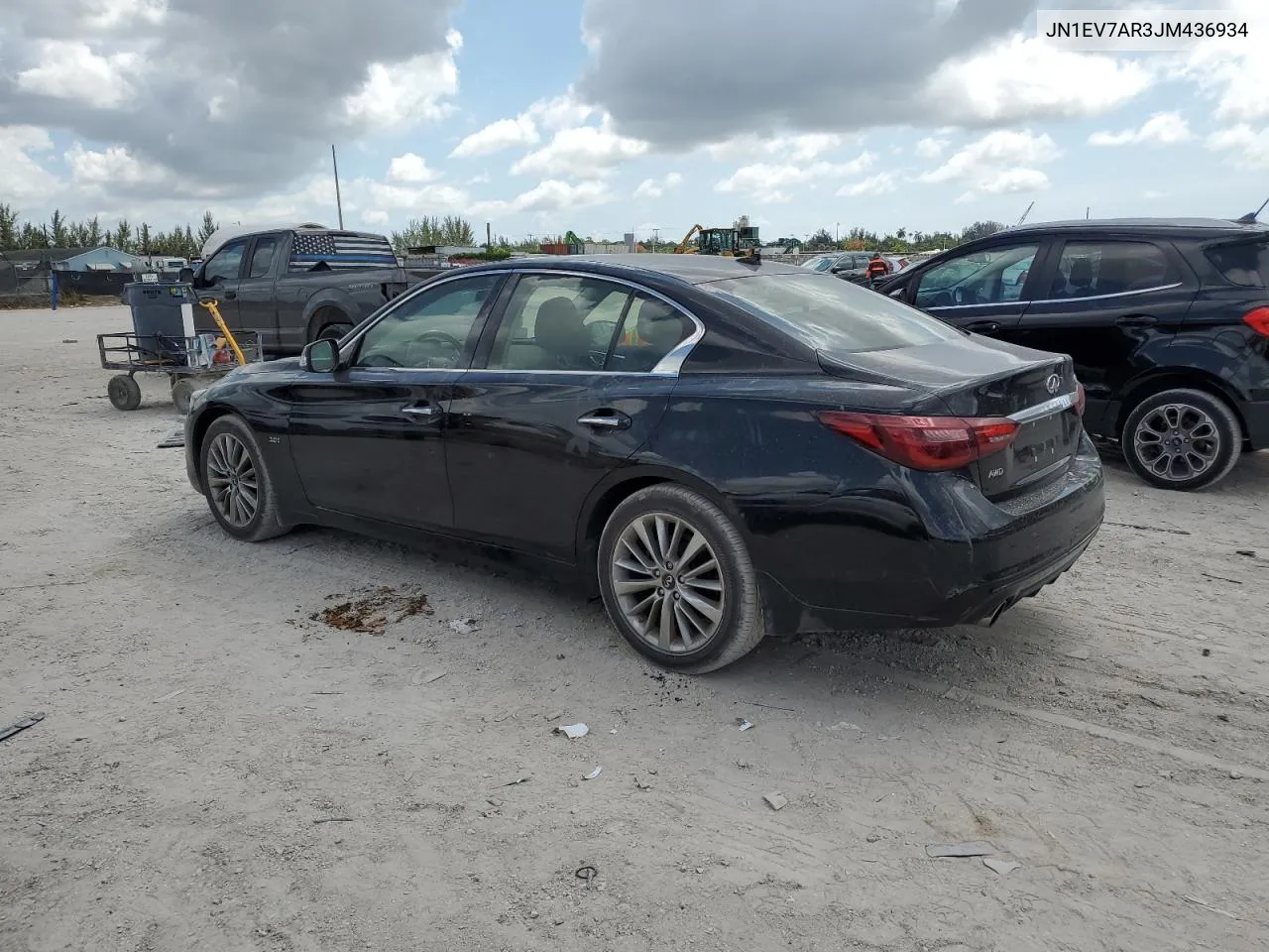 2018 Infiniti Q50 Luxe VIN: JN1EV7AR3JM436934 Lot: 56328454