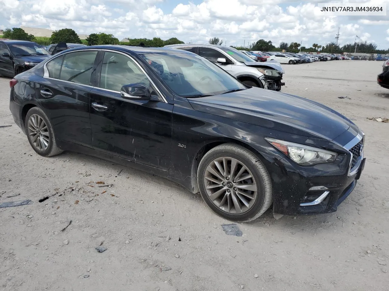 2018 Infiniti Q50 Luxe VIN: JN1EV7AR3JM436934 Lot: 56328454