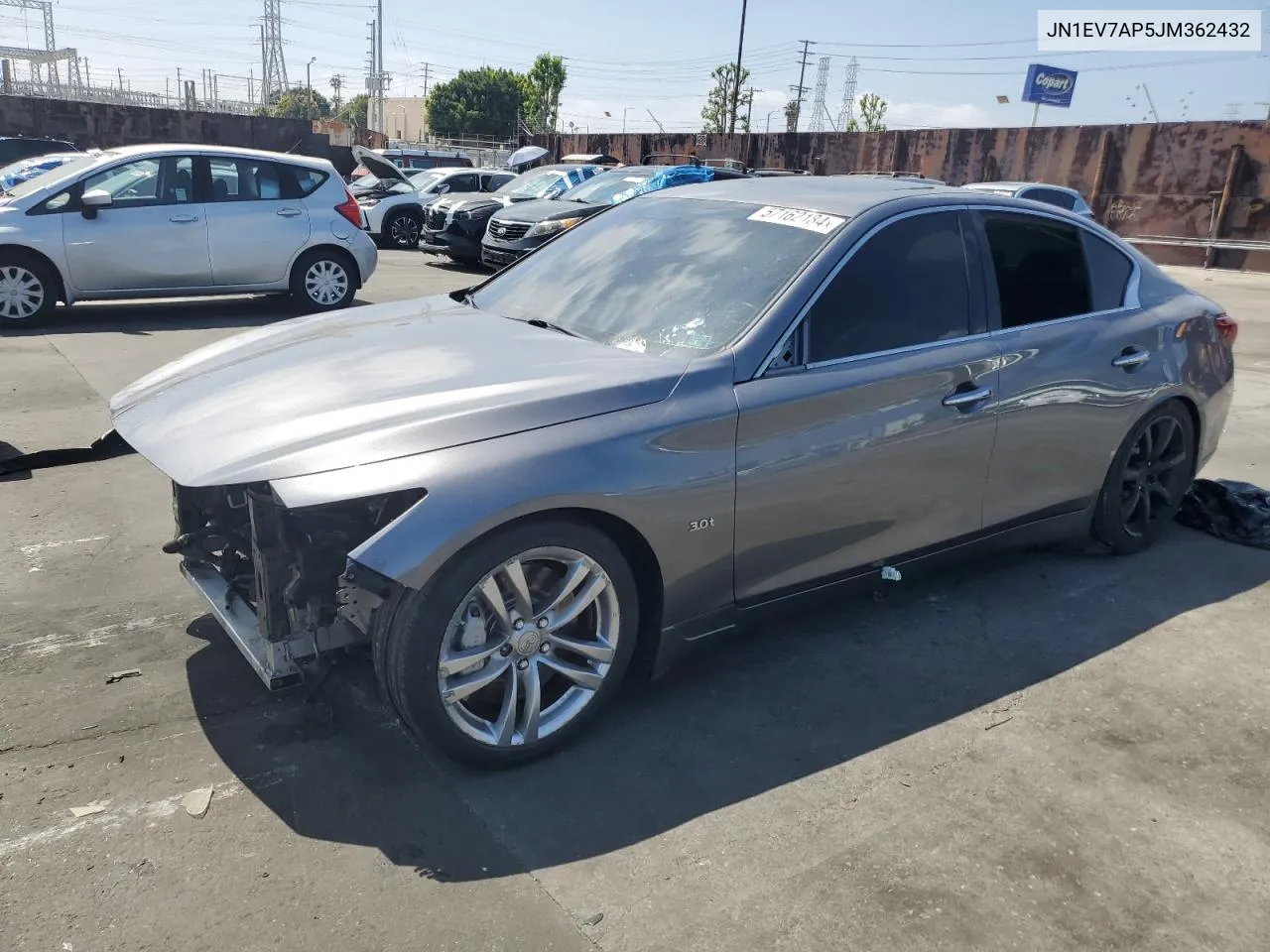 JN1EV7AP5JM362432 2018 Infiniti Q50 Luxe