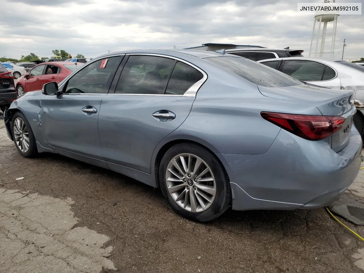 2018 Infiniti Q50 Luxe VIN: JN1EV7AP0JM592105 Lot: 58772844