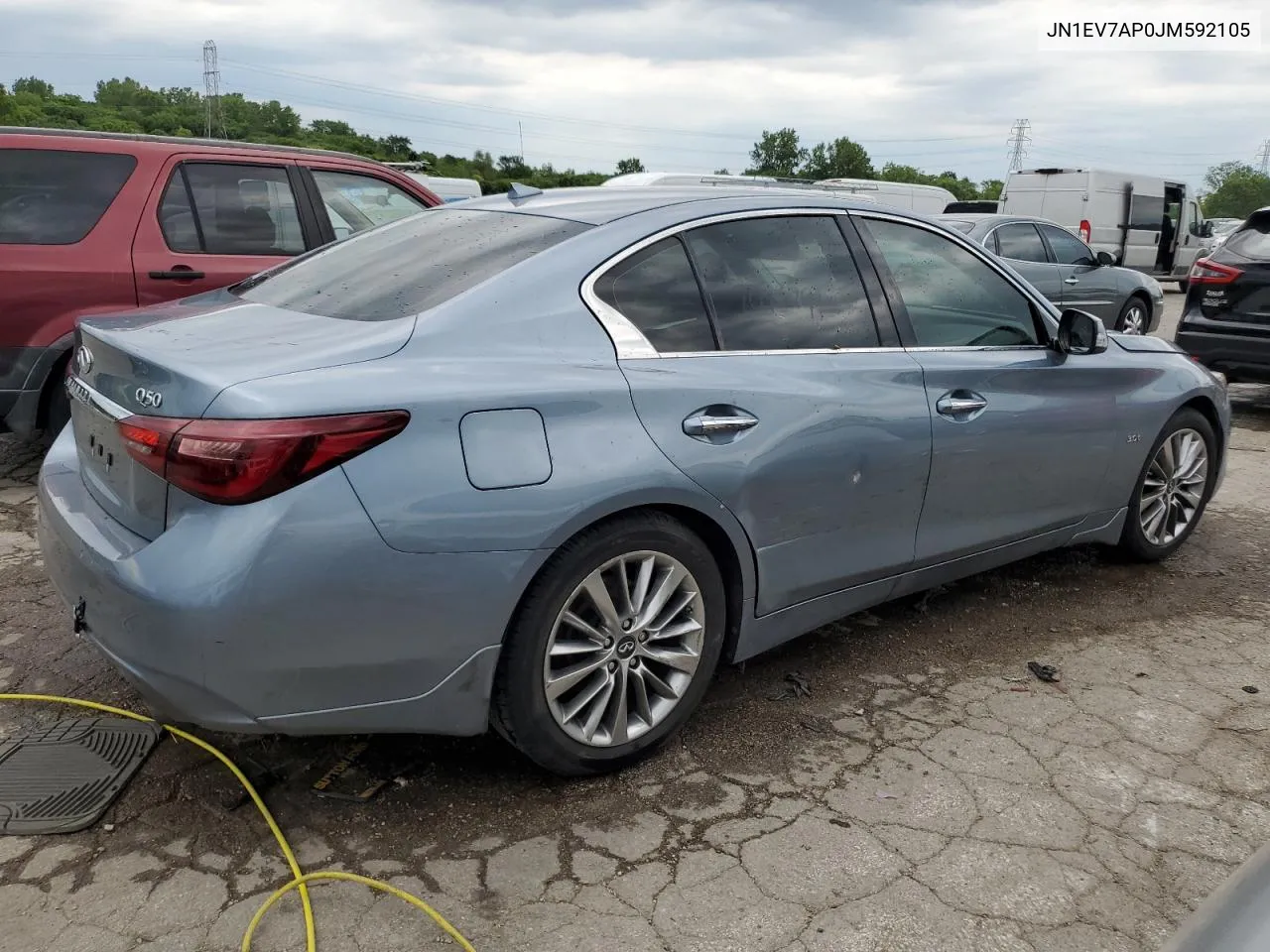 JN1EV7AP0JM592105 2018 Infiniti Q50 Luxe