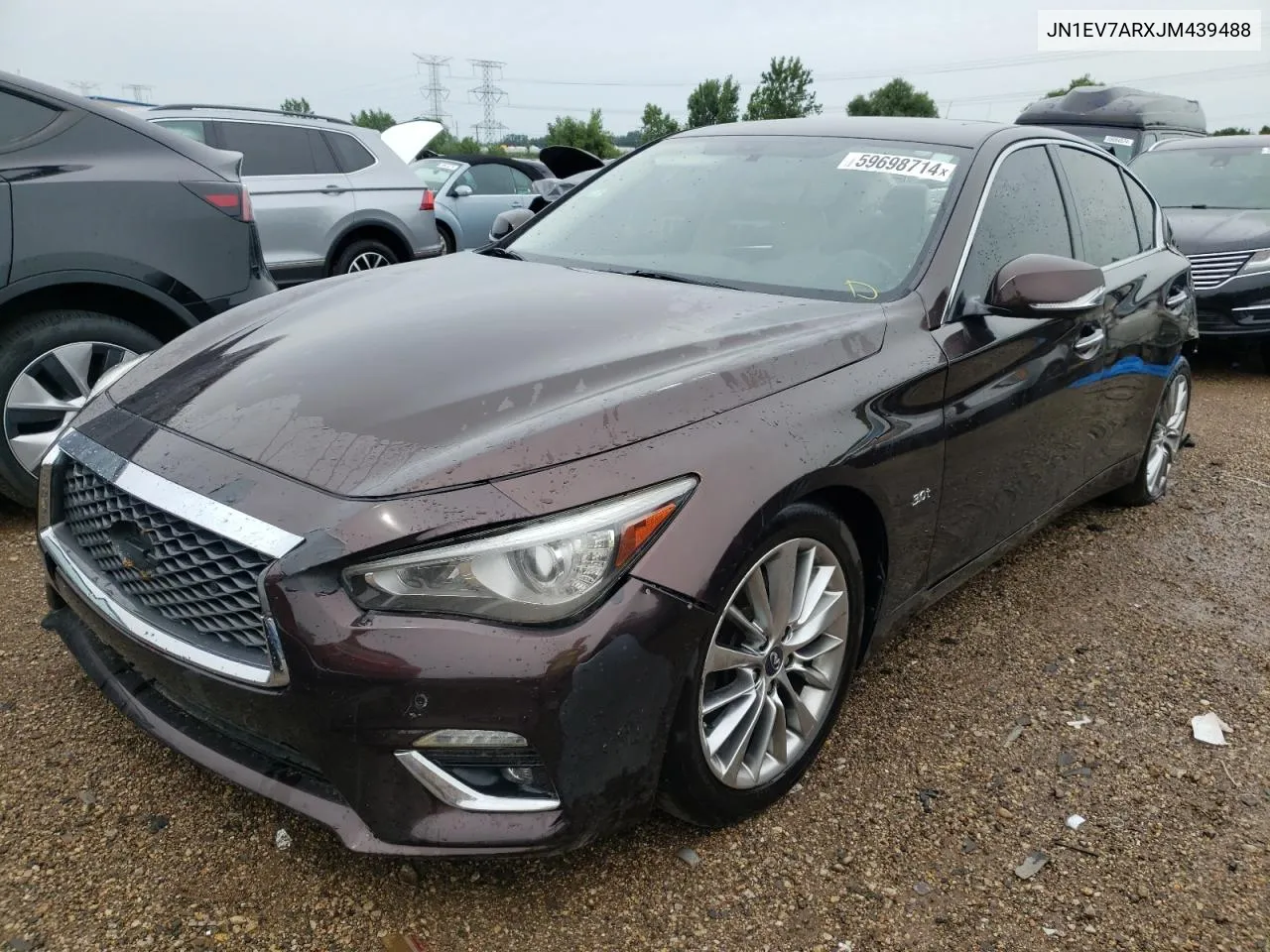 JN1EV7ARXJM439488 2018 Infiniti Q50 Luxe