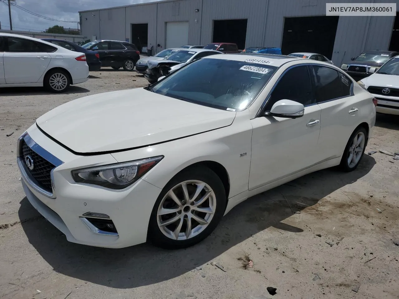 JN1EV7AP8JM360061 2018 Infiniti Q50 Luxe