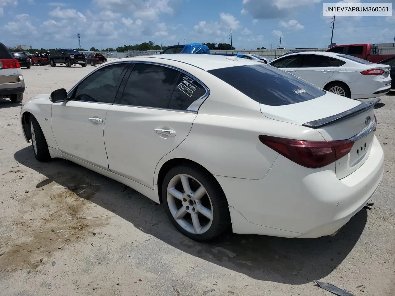 2018 Infiniti Q50 Luxe VIN: JN1EV7AP8JM360061 Lot: 59914154