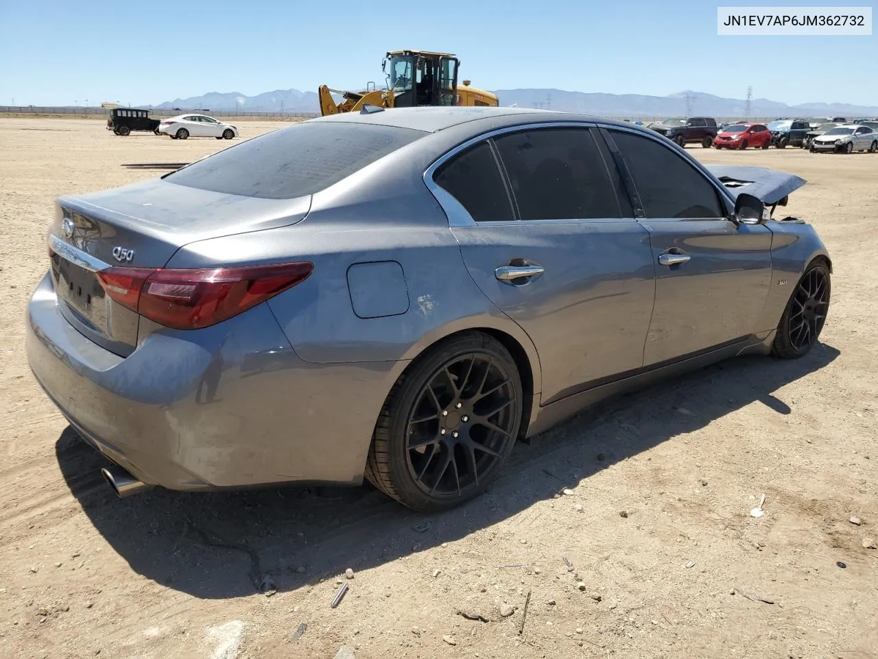 2018 Infiniti Q50 Luxe VIN: JN1EV7AP6JM362732 Lot: 61841044