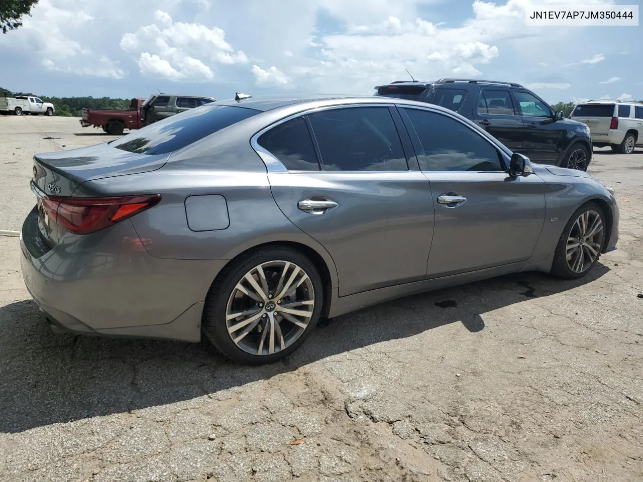 2018 Infiniti Q50 Luxe VIN: JN1EV7AP7JM350444 Lot: 62212984