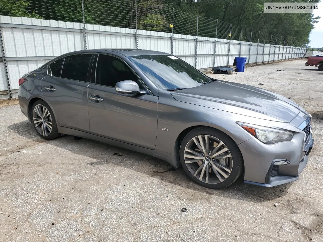 2018 Infiniti Q50 Luxe VIN: JN1EV7AP7JM350444 Lot: 62212984