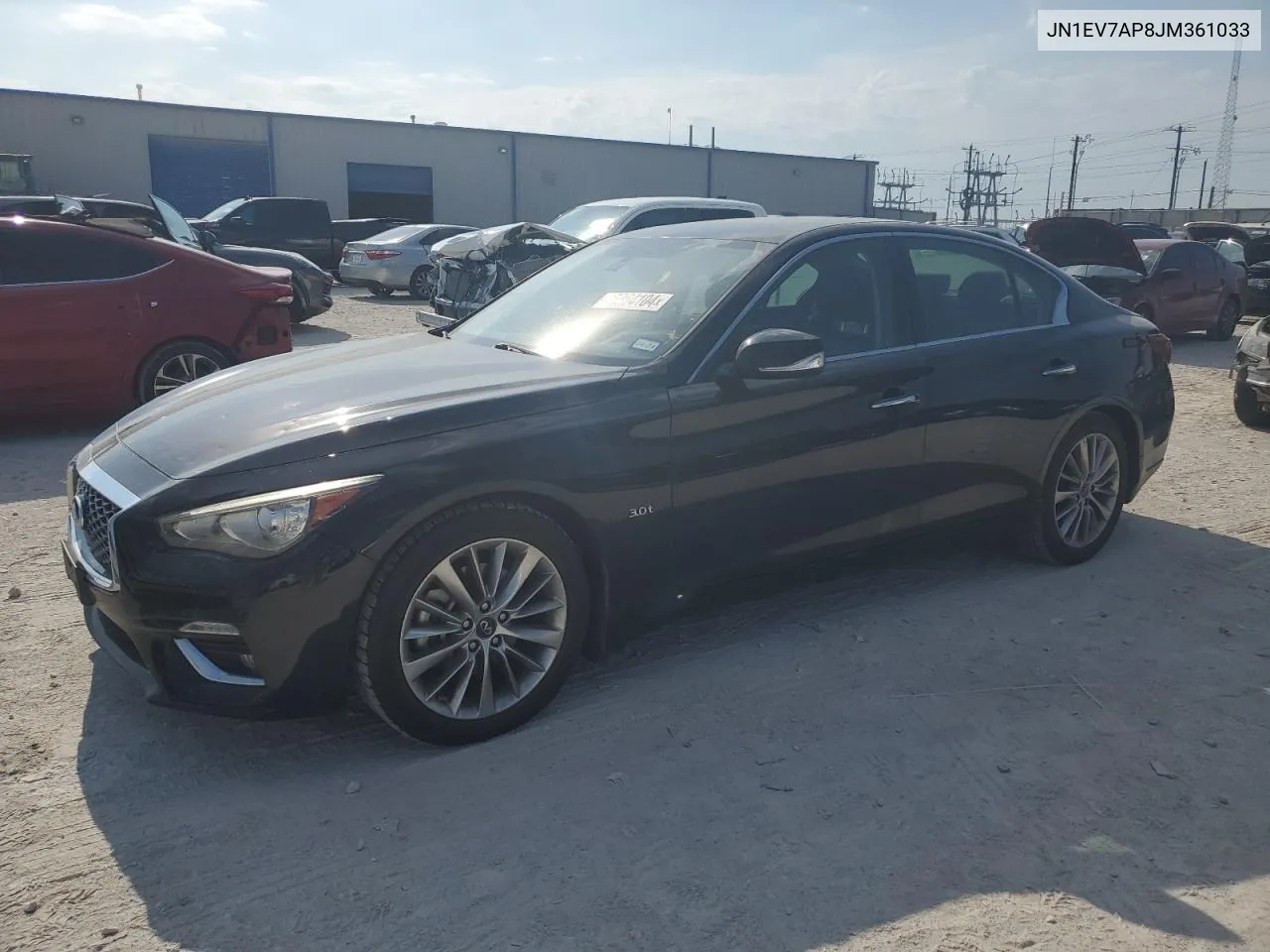 2018 Infiniti Q50 Luxe VIN: JN1EV7AP8JM361033 Lot: 62264104