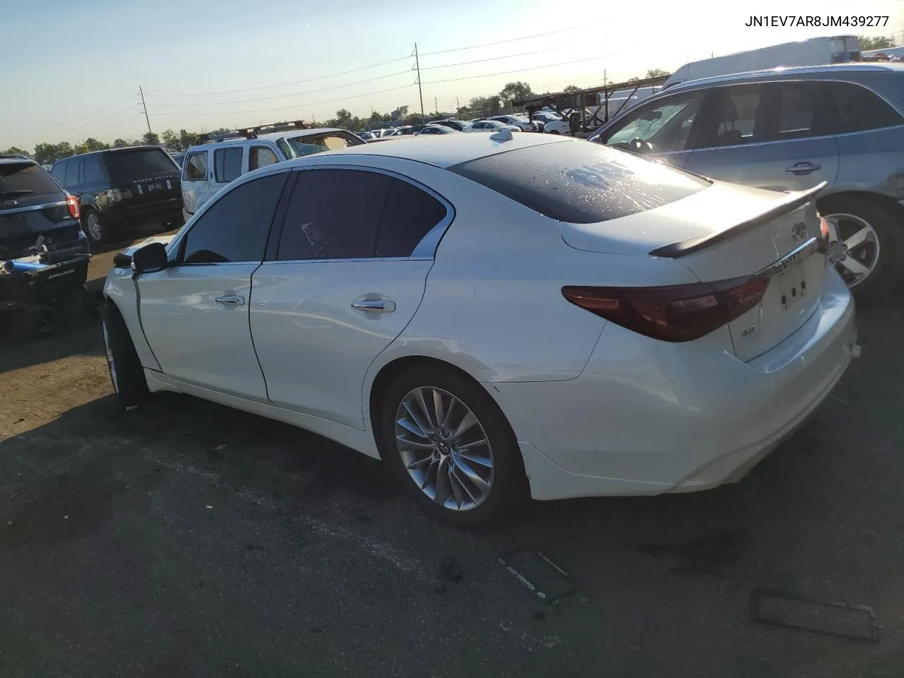 2018 Infiniti Q50 Luxe VIN: JN1EV7AR8JM439277 Lot: 62431504