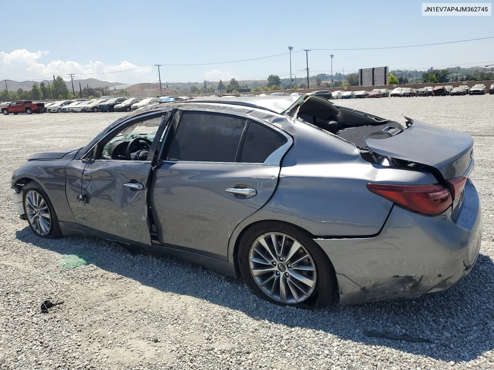 2018 Infiniti Q50 Luxe VIN: JN1EV7AP4JM362745 Lot: 62951004