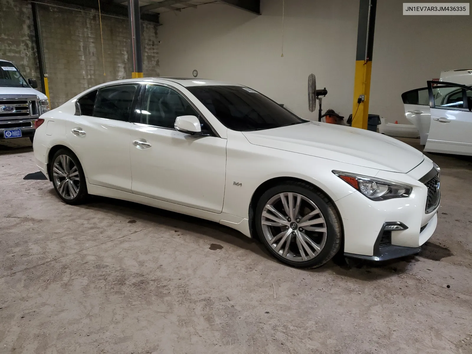 2018 Infiniti Q50 Luxe VIN: JN1EV7AR3JM436335 Lot: 63685954