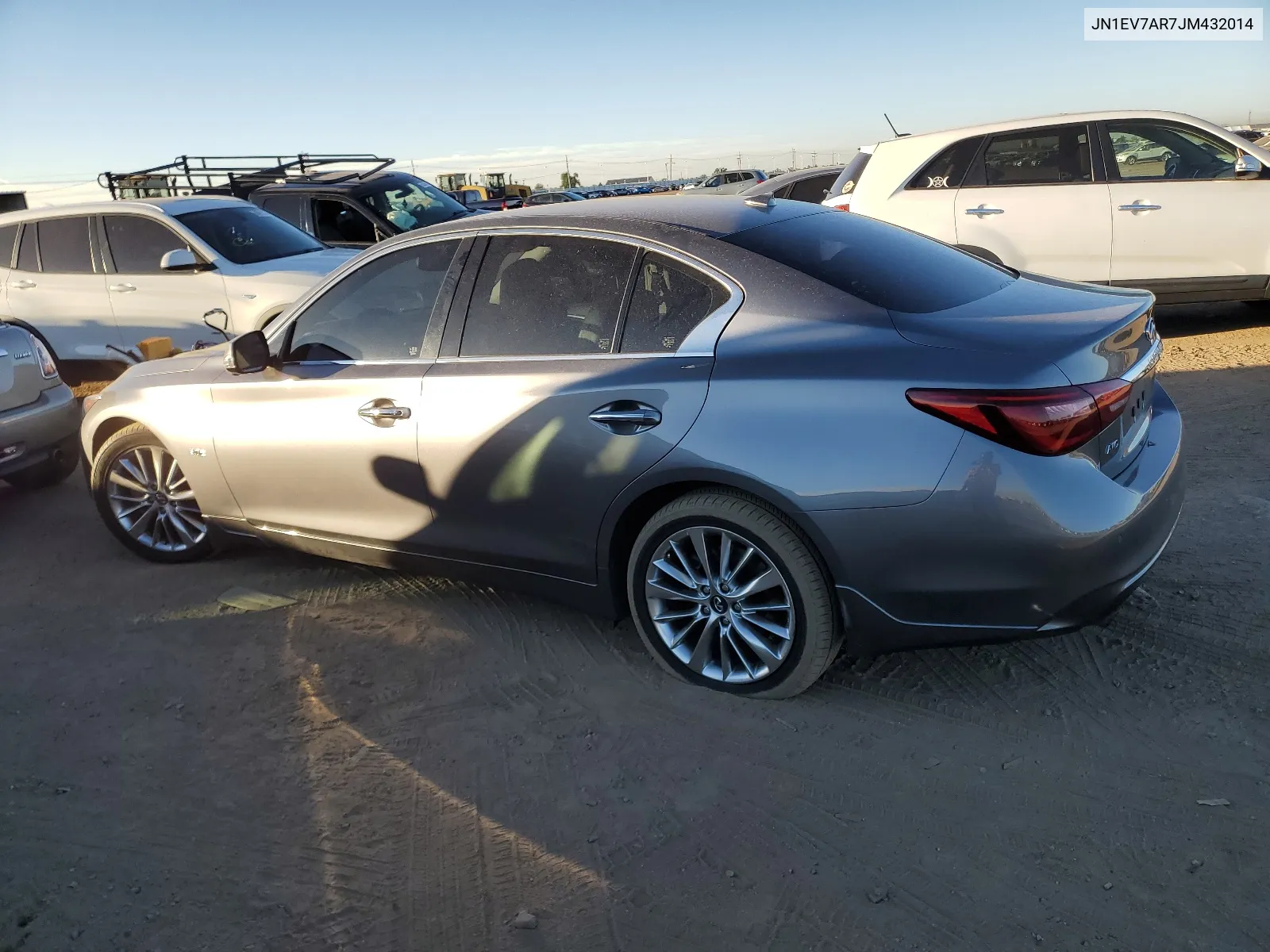 2018 Infiniti Q50 Luxe VIN: JN1EV7AR7JM432014 Lot: 63919084