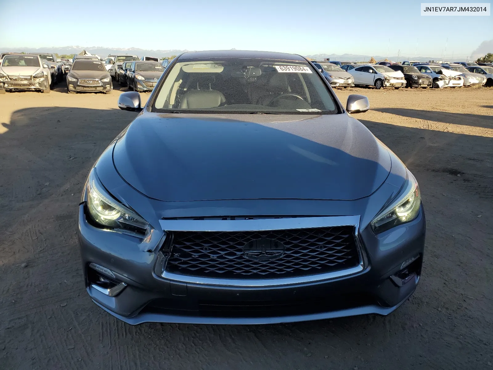 2018 Infiniti Q50 Luxe VIN: JN1EV7AR7JM432014 Lot: 63919084