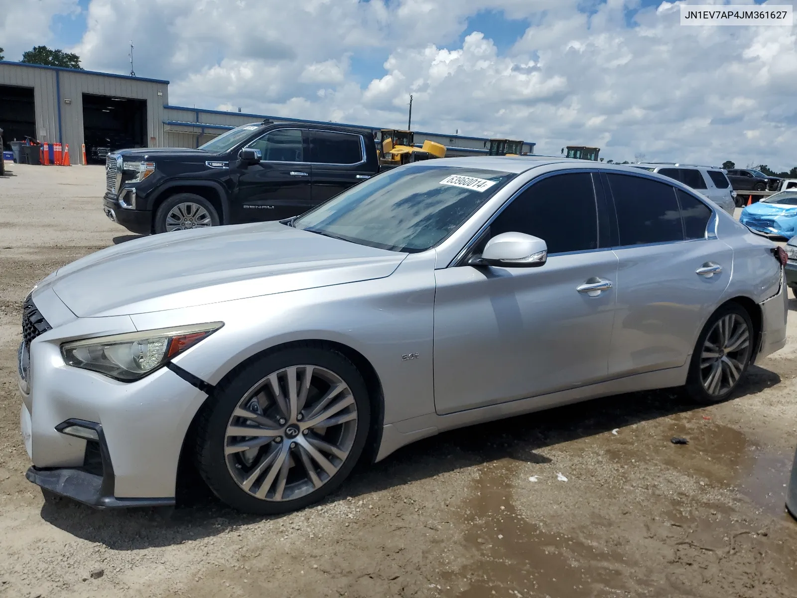 2018 Infiniti Q50 Luxe VIN: JN1EV7AP4JM361627 Lot: 63960014