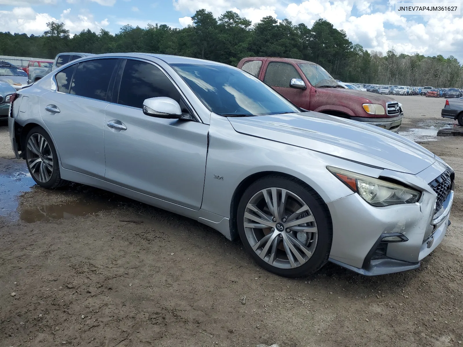 2018 Infiniti Q50 Luxe VIN: JN1EV7AP4JM361627 Lot: 63960014