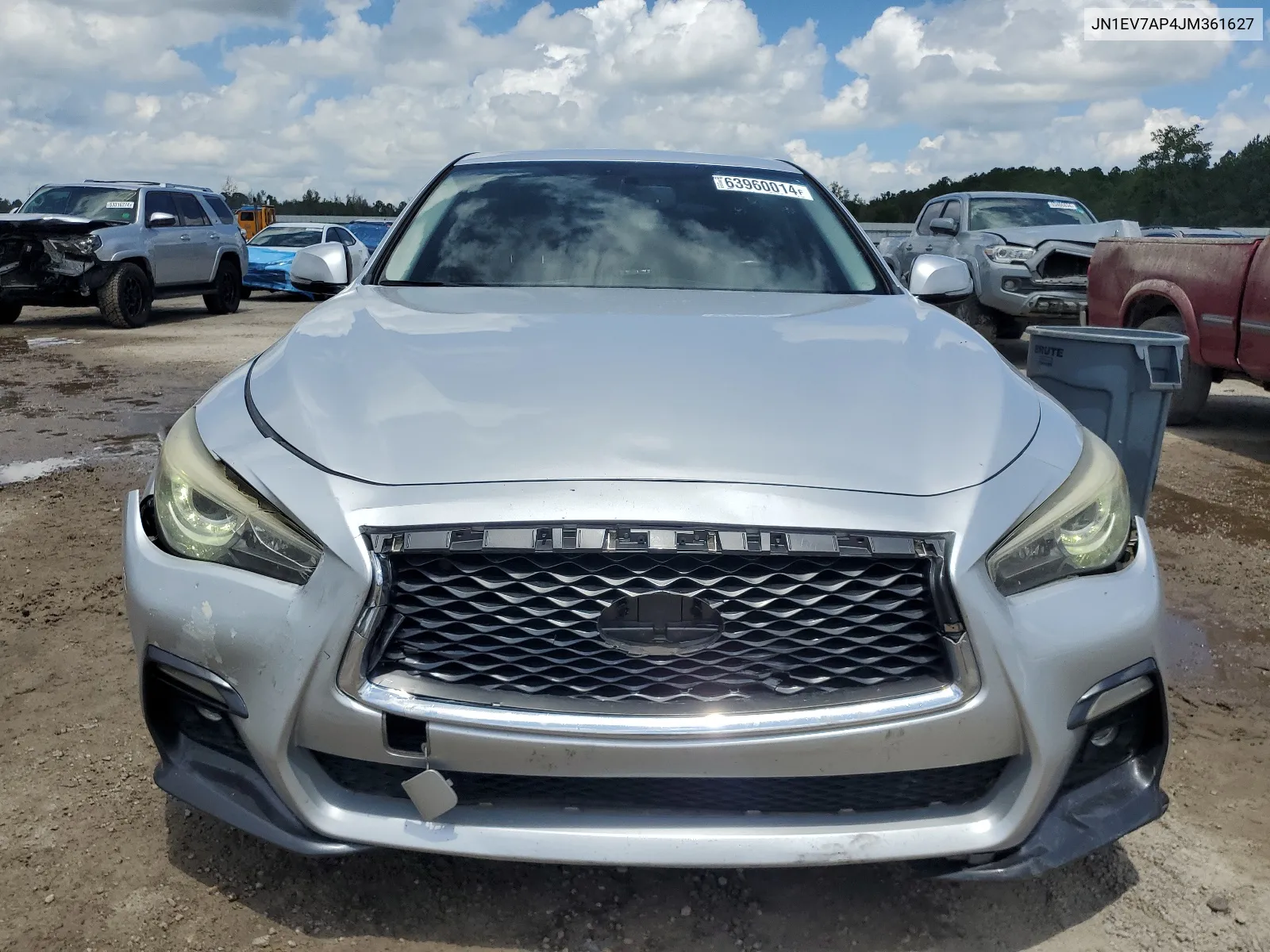 2018 Infiniti Q50 Luxe VIN: JN1EV7AP4JM361627 Lot: 63960014