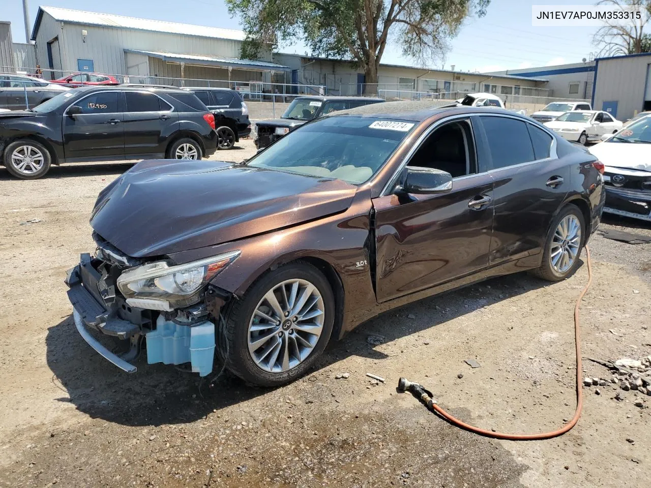 JN1EV7AP0JM353315 2018 Infiniti Q50 Luxe