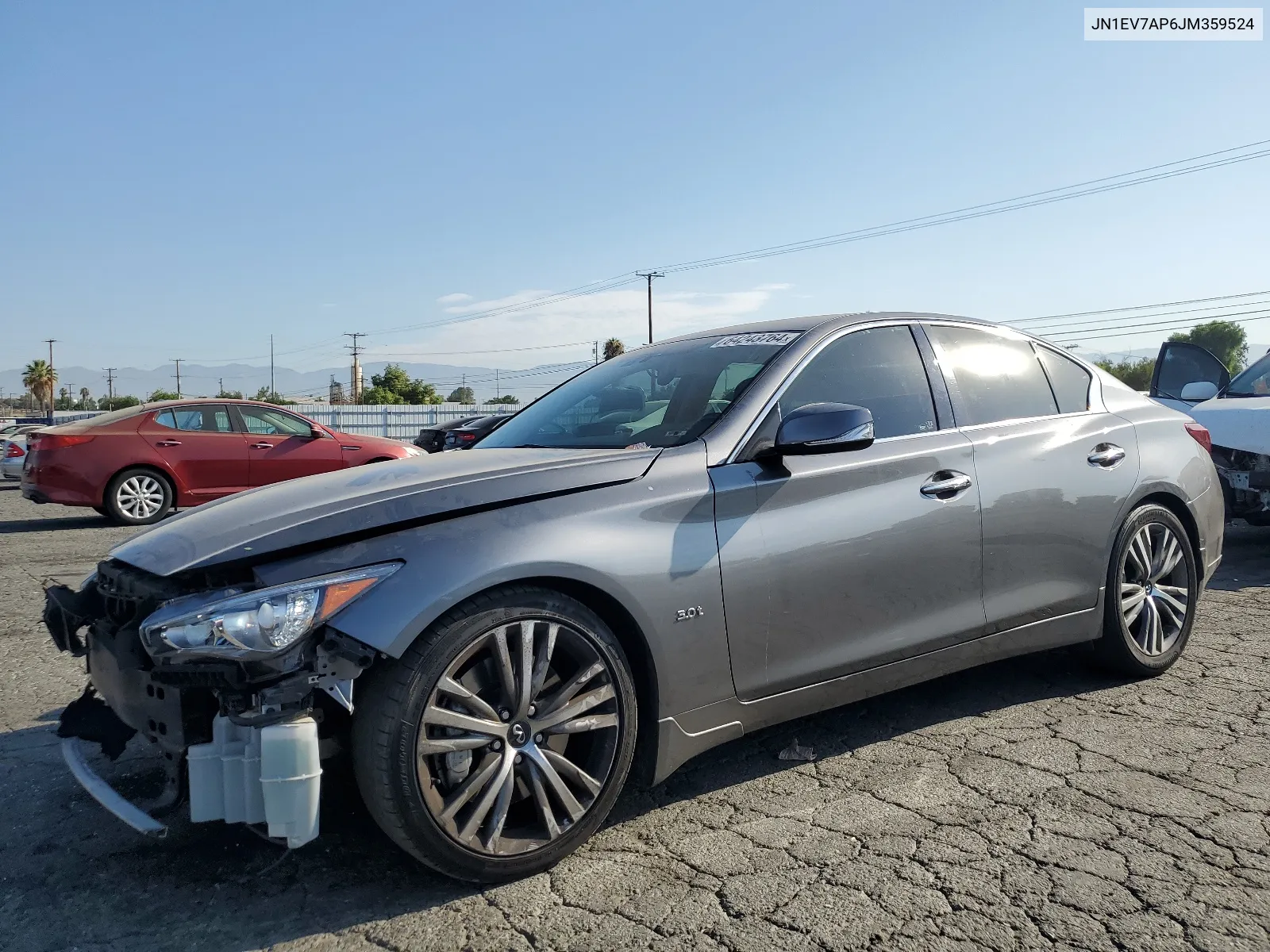 2018 Infiniti Q50 Luxe VIN: JN1EV7AP6JM359524 Lot: 64243764