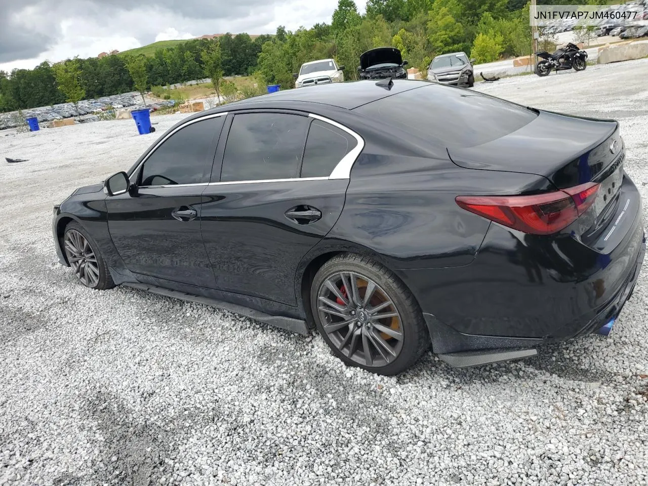 JN1FV7AP7JM460477 2018 Infiniti Q50 Red Sport 400