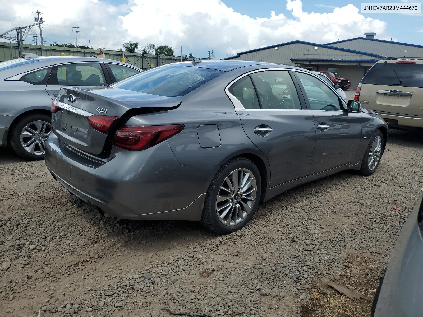 2018 Infiniti Q50 Luxe VIN: JN1EV7AR2JM444670 Lot: 64934694