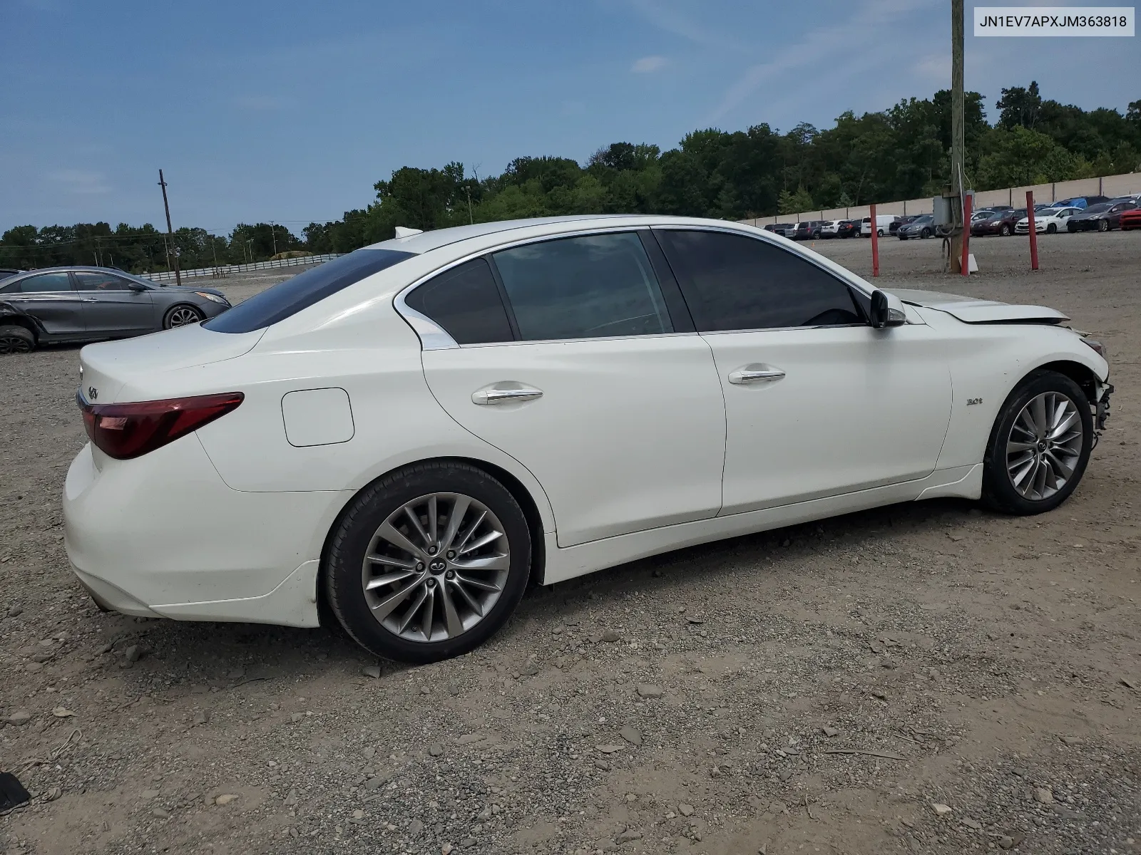 2018 Infiniti Q50 Luxe VIN: JN1EV7APXJM363818 Lot: 65040224