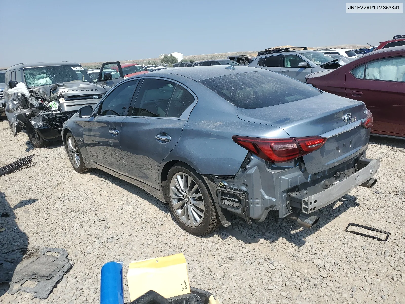 2018 Infiniti Q50 Luxe VIN: JN1EV7AP1JM353341 Lot: 65583214