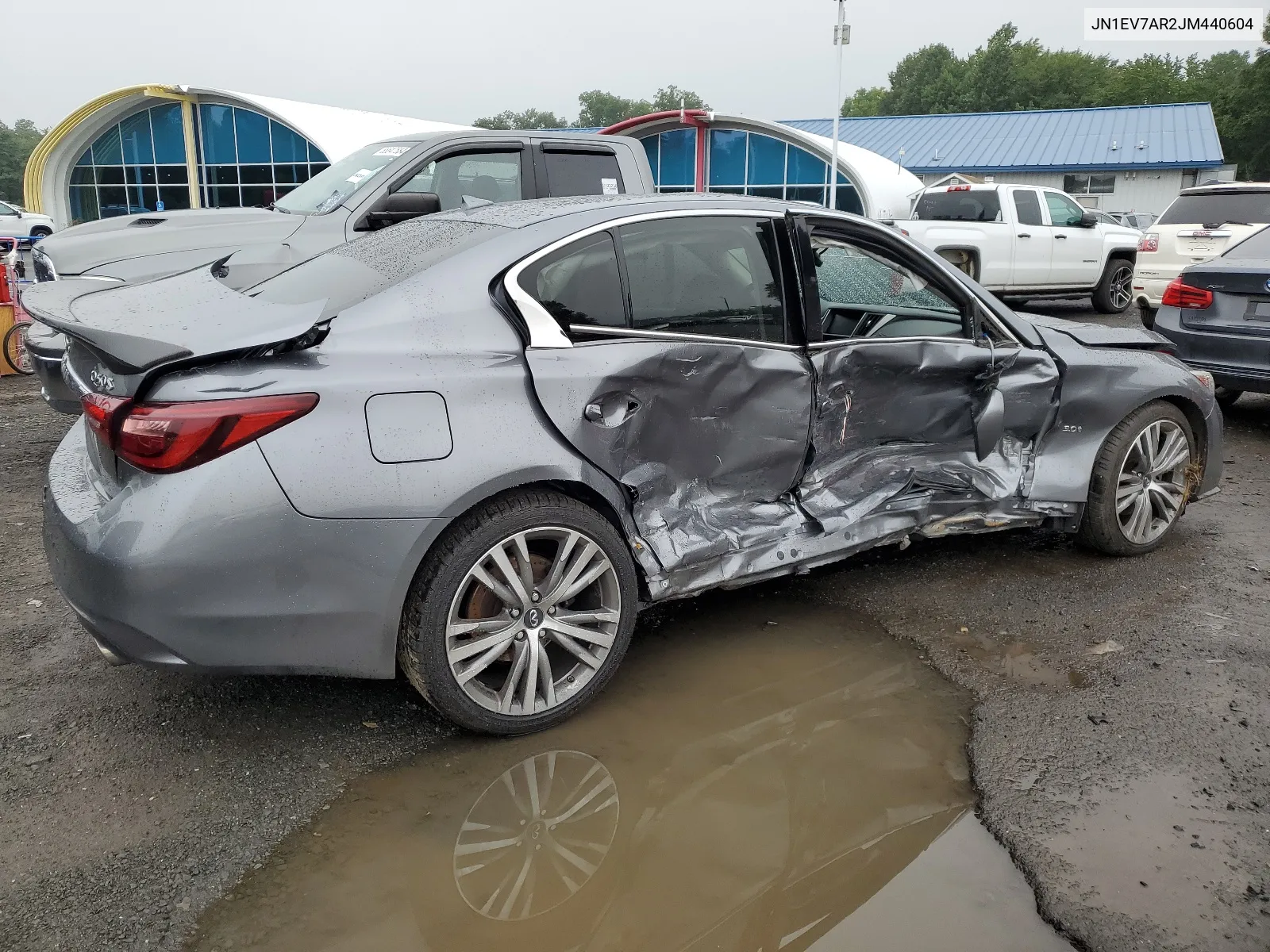 2018 Infiniti Q50 Luxe VIN: JN1EV7AR2JM440604 Lot: 66301464