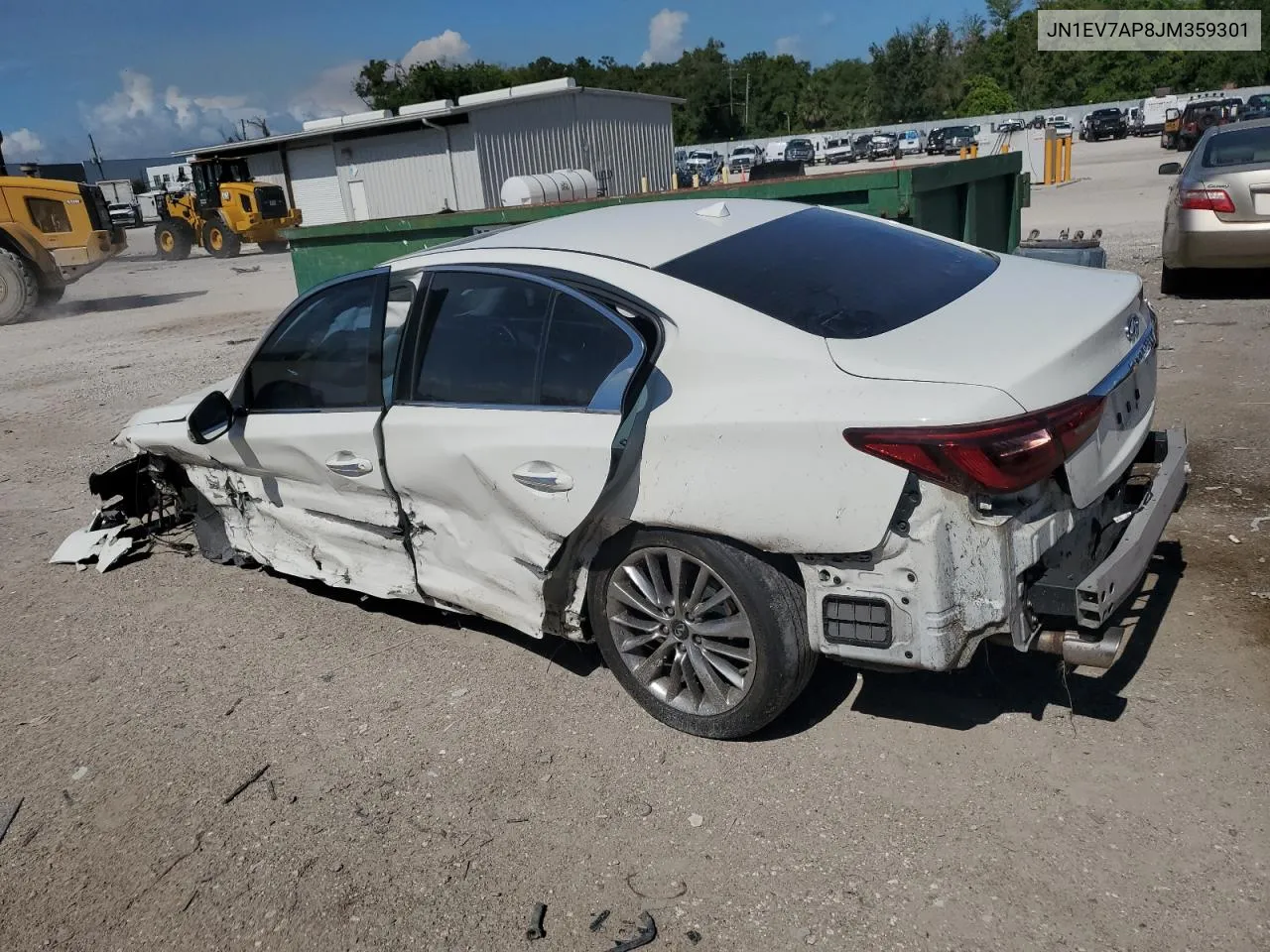 2018 Infiniti Q50 Luxe VIN: JN1EV7AP8JM359301 Lot: 66678724