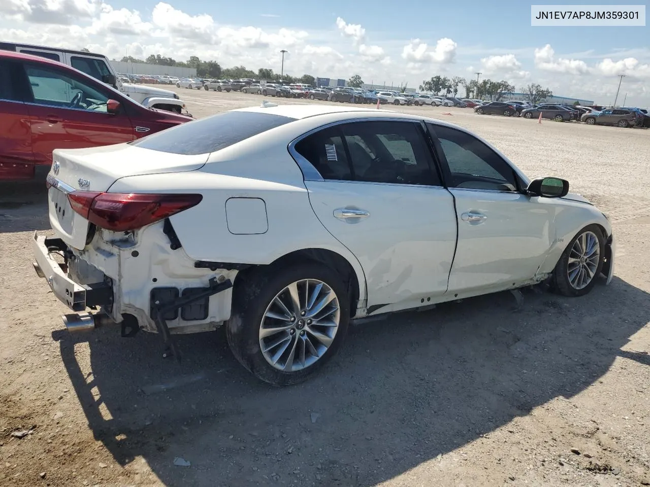 2018 Infiniti Q50 Luxe VIN: JN1EV7AP8JM359301 Lot: 66678724