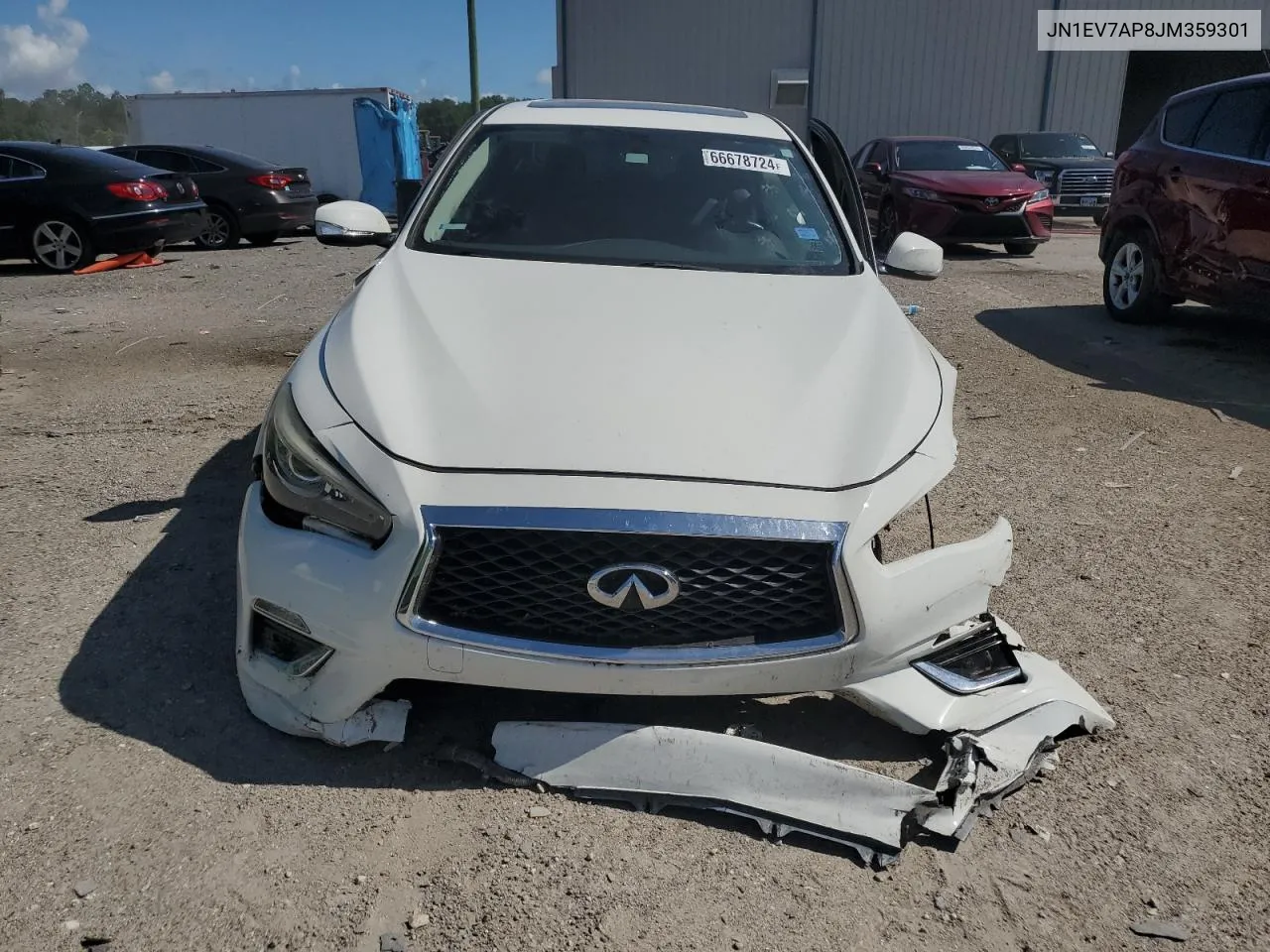 2018 Infiniti Q50 Luxe VIN: JN1EV7AP8JM359301 Lot: 66678724