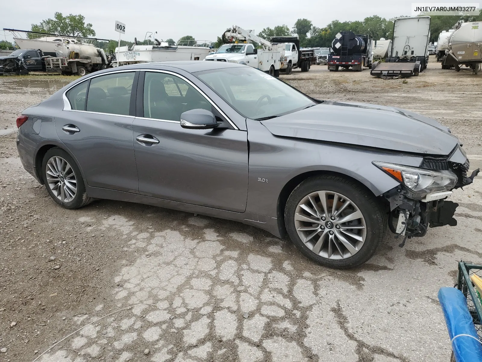 JN1EV7AR0JM433277 2018 Infiniti Q50 Luxe