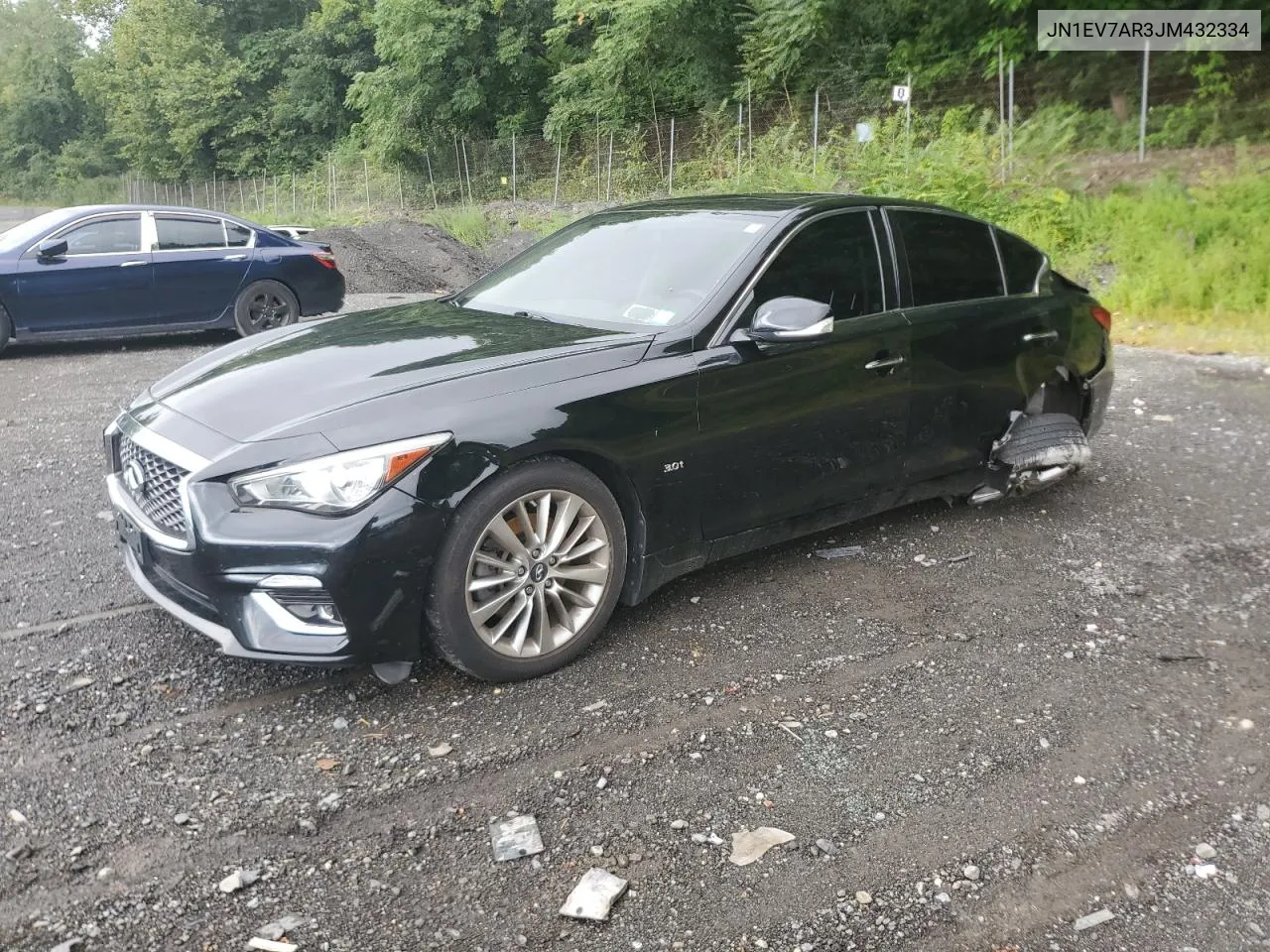 2018 Infiniti Q50 Luxe VIN: JN1EV7AR3JM432334 Lot: 66710904