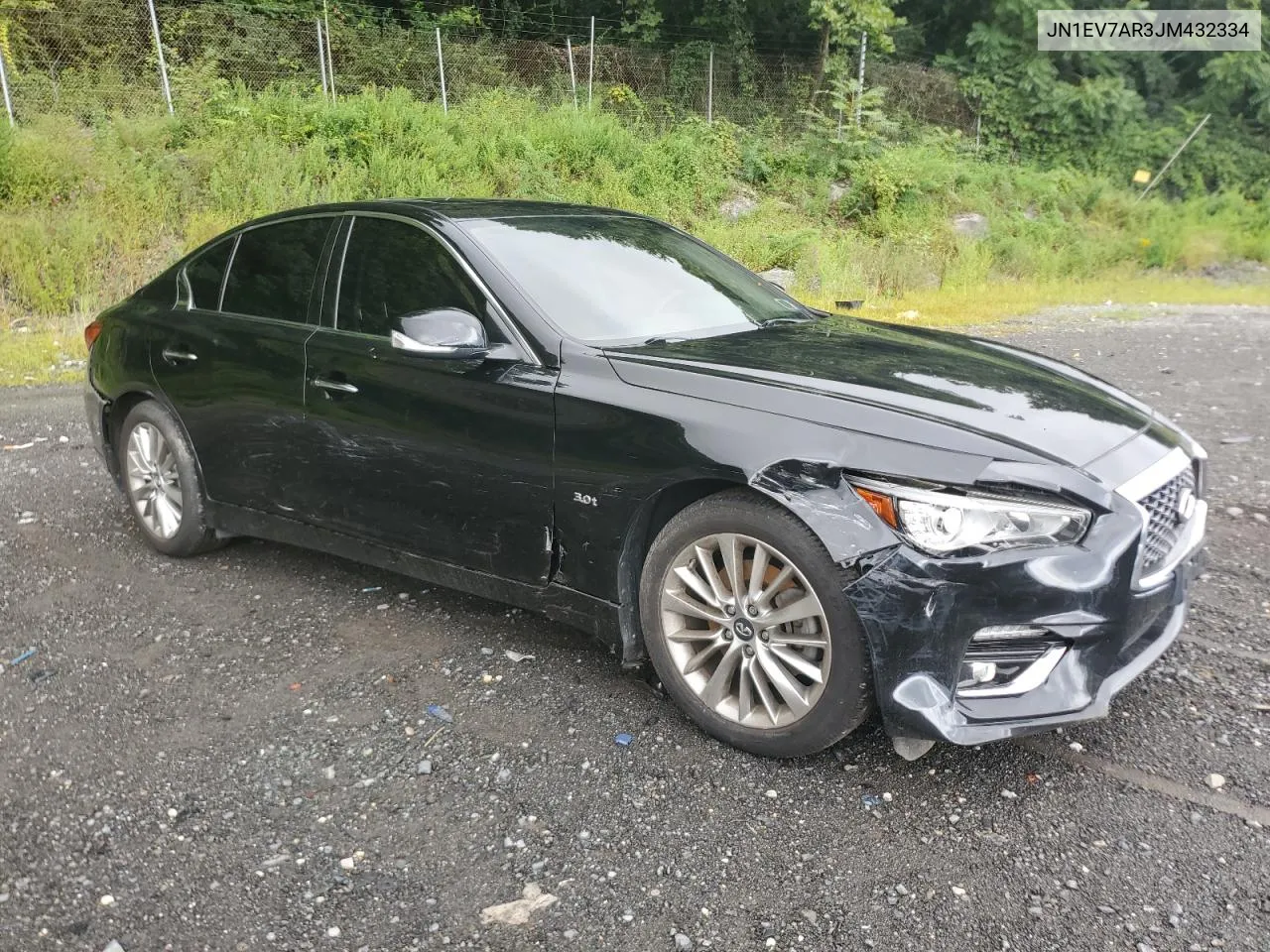 2018 Infiniti Q50 Luxe VIN: JN1EV7AR3JM432334 Lot: 66710904