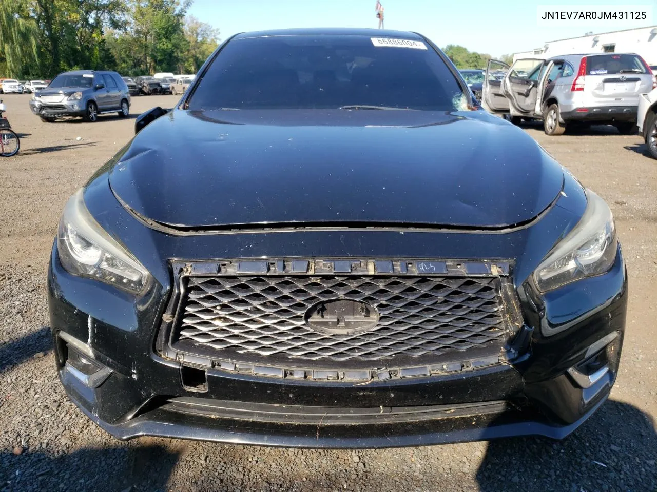 2018 Infiniti Q50 Luxe VIN: JN1EV7AR0JM431125 Lot: 66886004