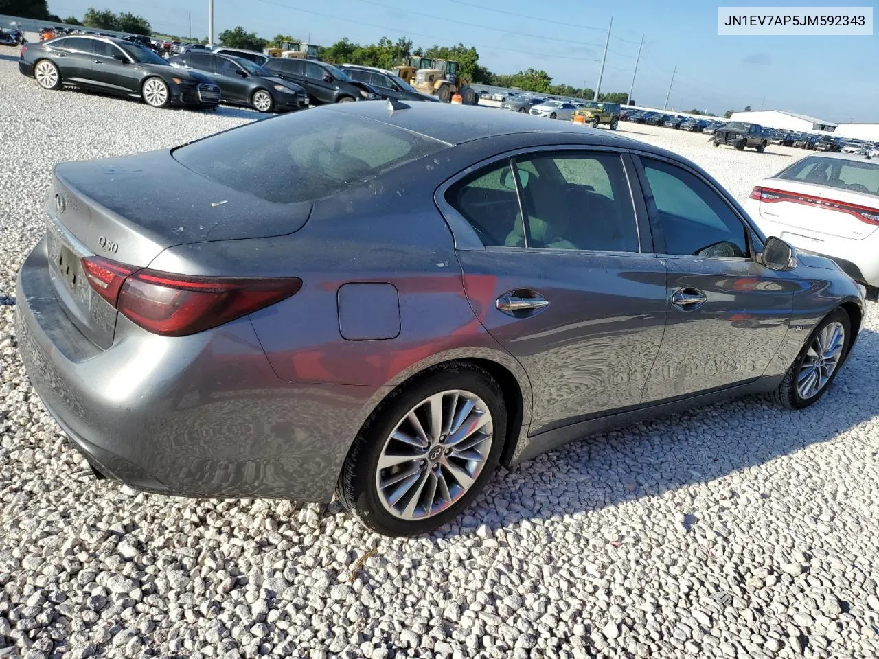 JN1EV7AP5JM592343 2018 Infiniti Q50 Luxe