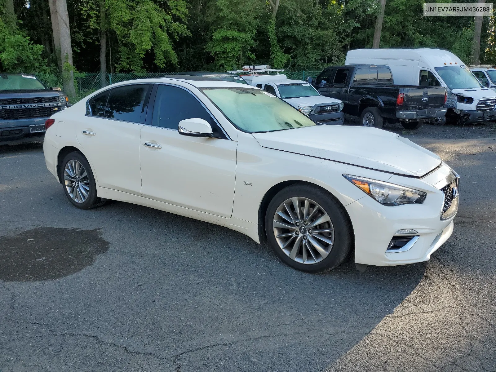 2018 Infiniti Q50 Luxe VIN: JN1EV7AR9JM436288 Lot: 67018044