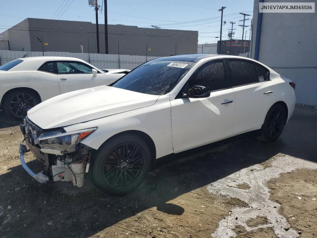 2018 Infiniti Q50 Luxe VIN: JN1EV7APXJM365536 Lot: 67121834