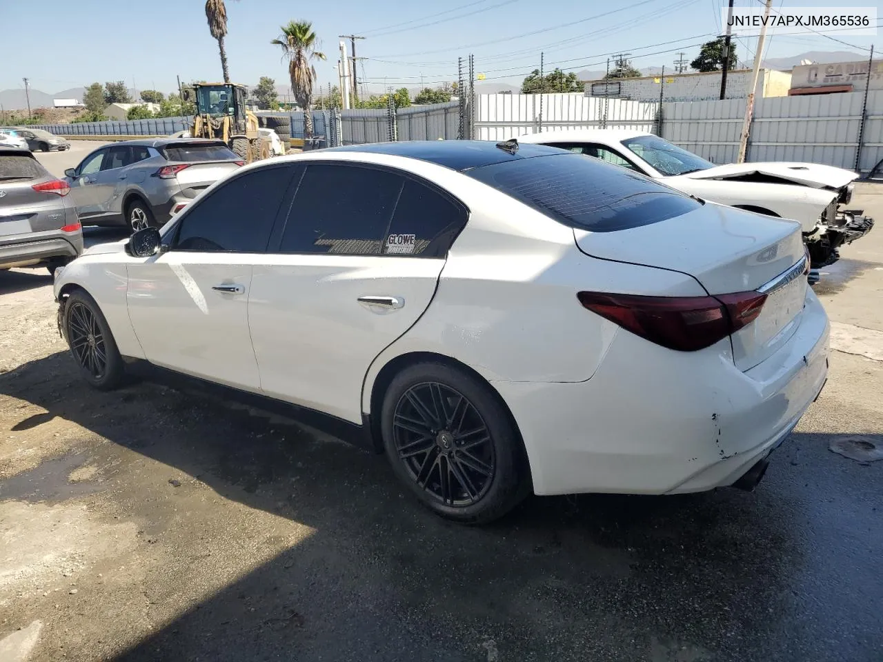 2018 Infiniti Q50 Luxe VIN: JN1EV7APXJM365536 Lot: 67121834