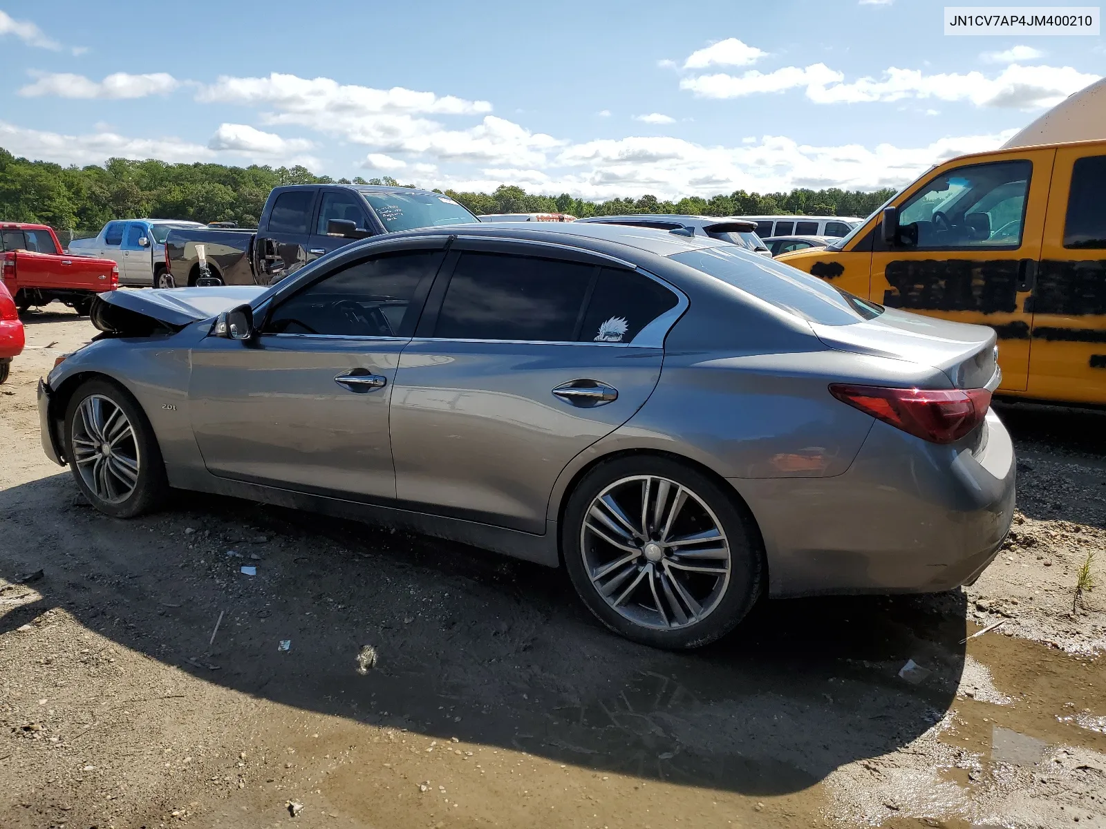 JN1CV7AP4JM400210 2018 Infiniti Q50 Pure