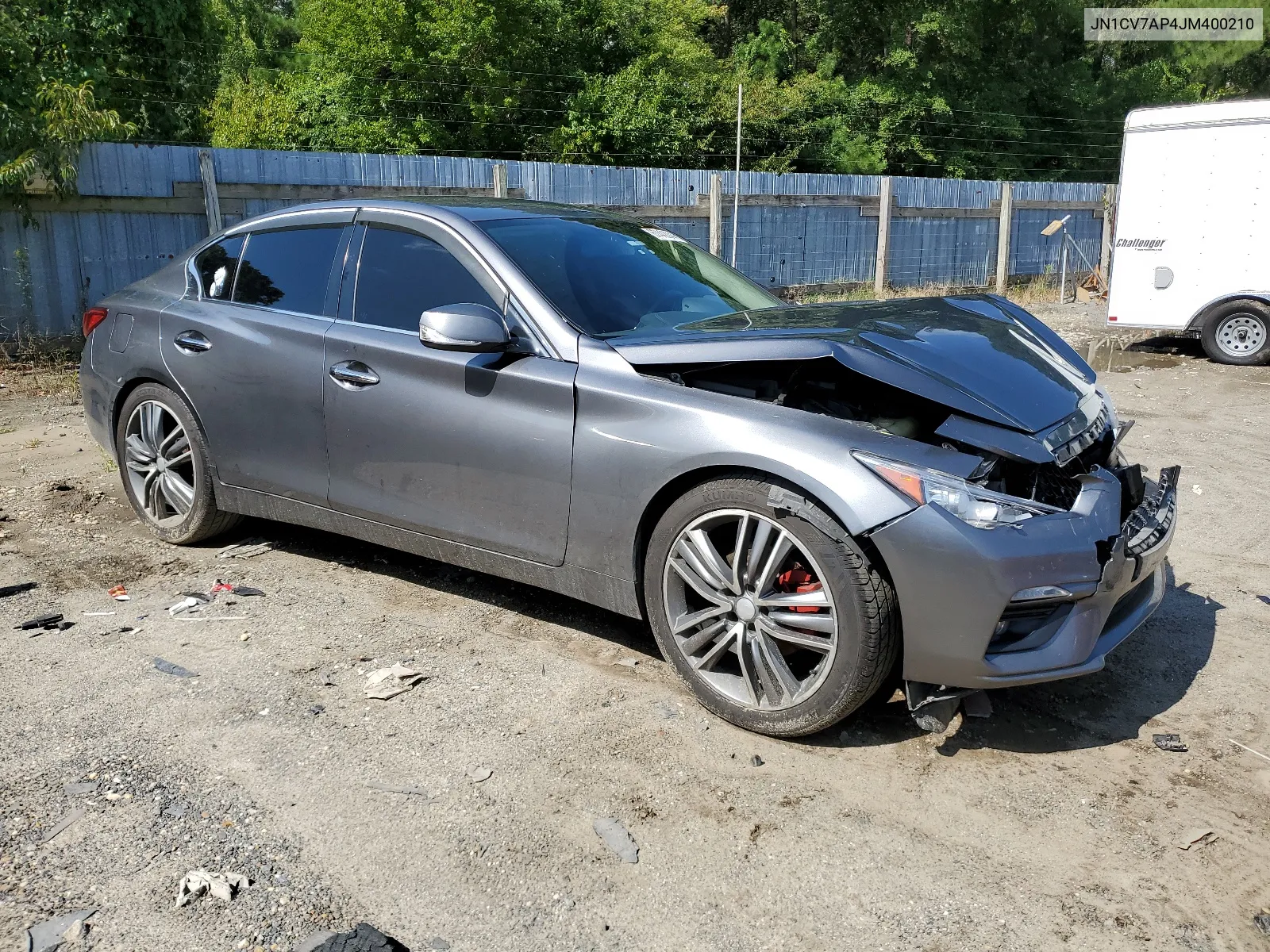 2018 Infiniti Q50 Pure VIN: JN1CV7AP4JM400210 Lot: 67442844