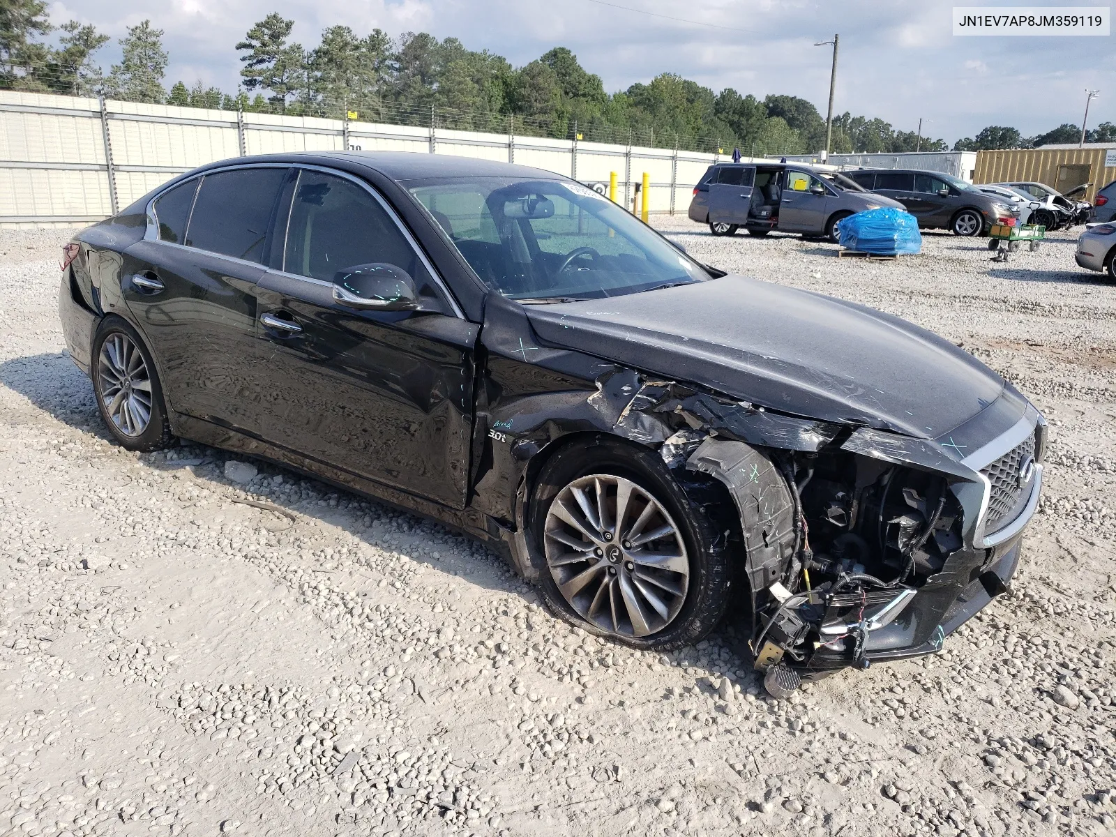 JN1EV7AP8JM359119 2018 Infiniti Q50 Luxe