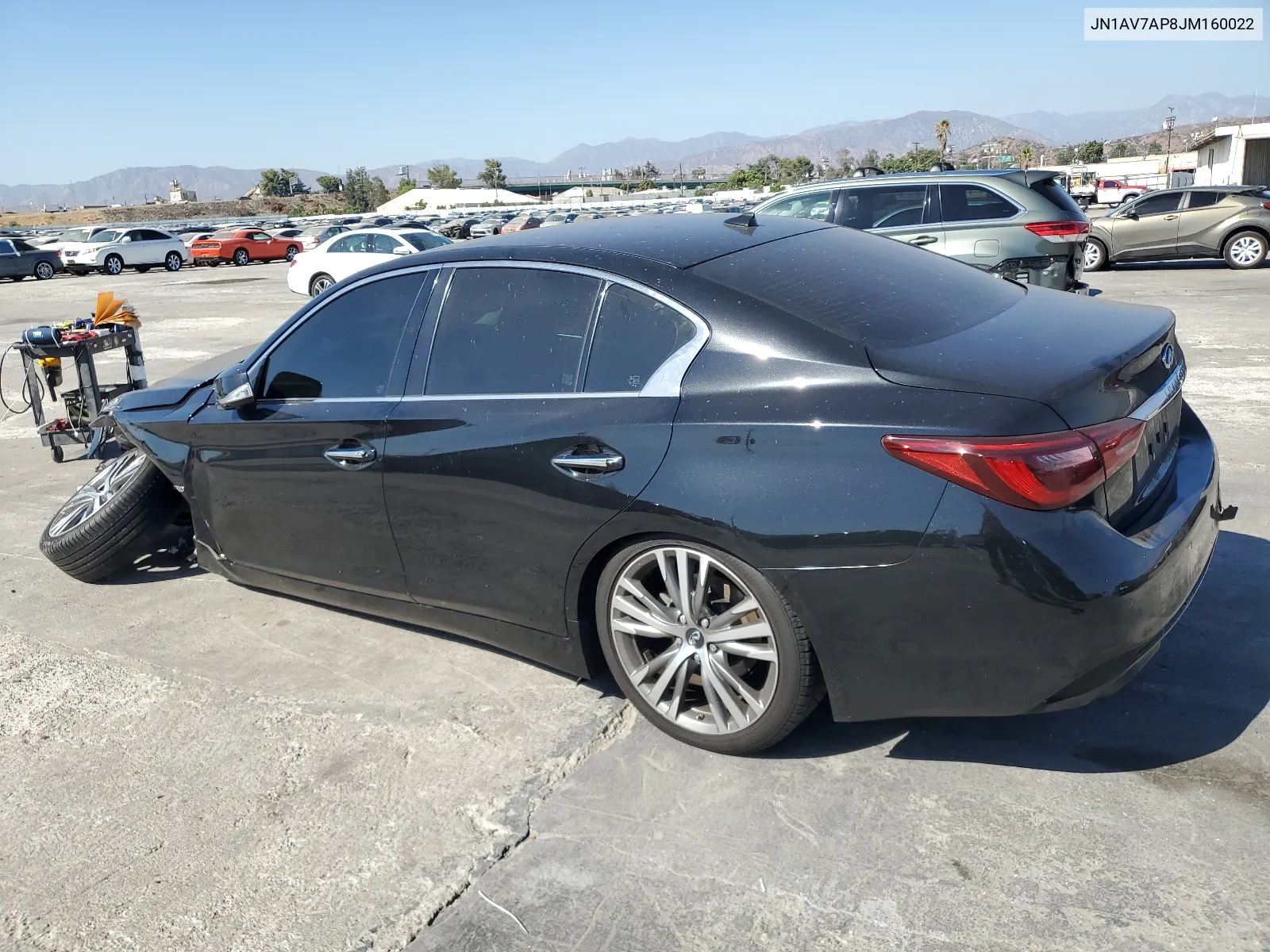 2018 Infiniti Q50 Hybrid Luxe VIN: JN1AV7AP8JM160022 Lot: 67606884