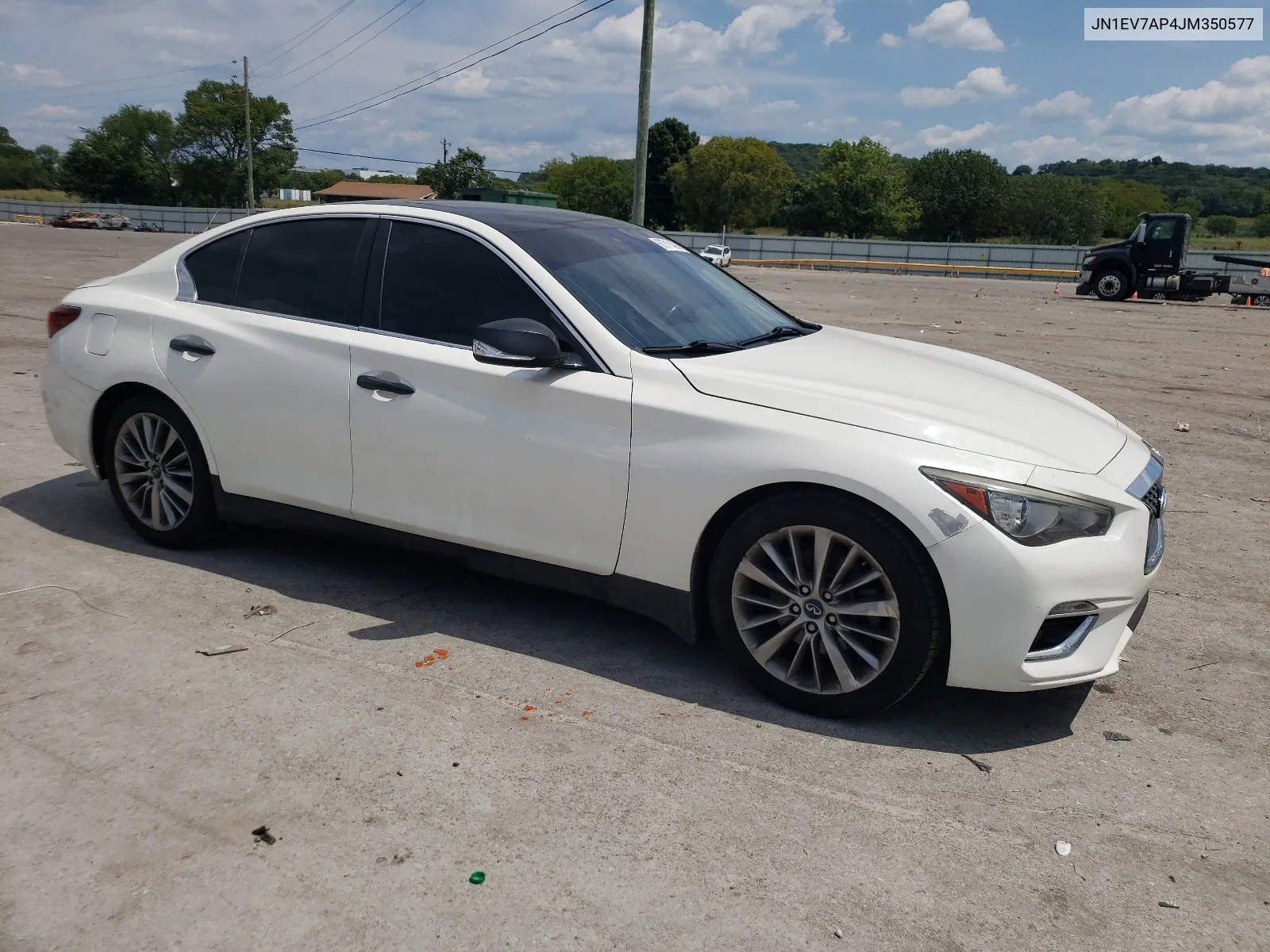 2018 Infiniti Q50 Luxe VIN: JN1EV7AP4JM350577 Lot: 67711424