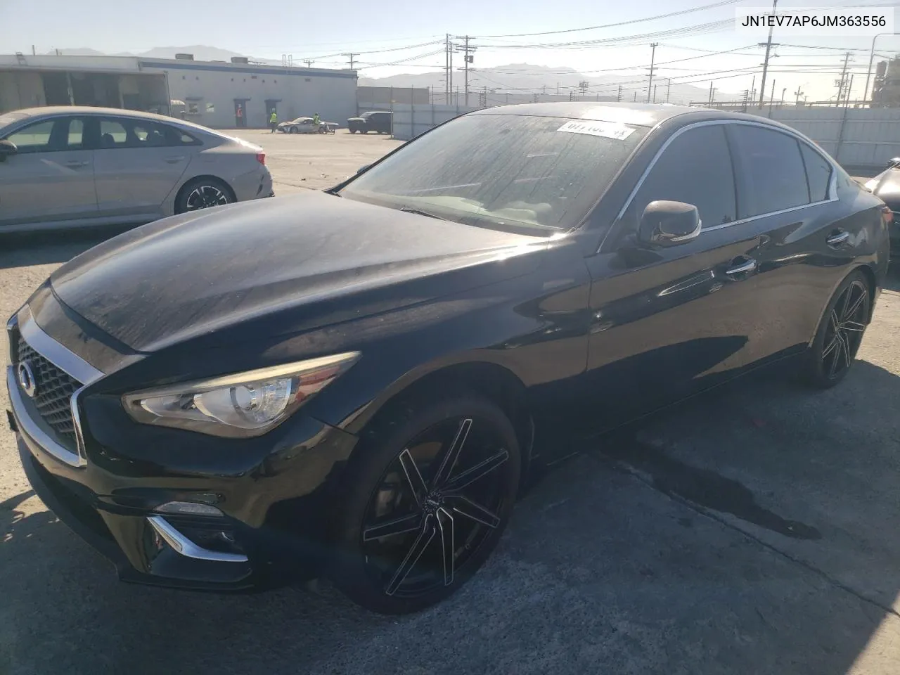 2018 Infiniti Q50 Luxe VIN: JN1EV7AP6JM363556 Lot: 67716014