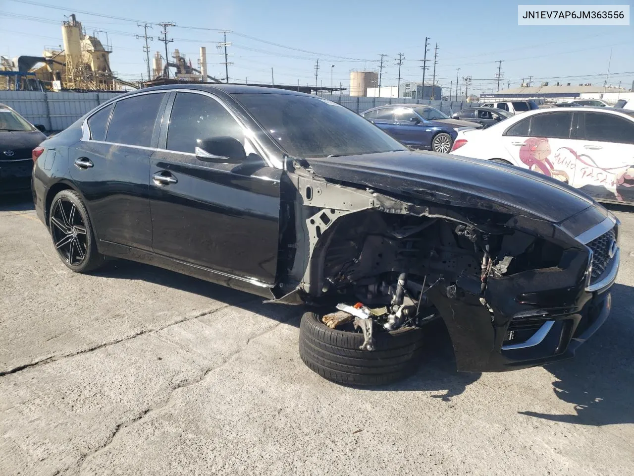 2018 Infiniti Q50 Luxe VIN: JN1EV7AP6JM363556 Lot: 67716014